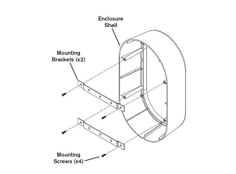 Electro-Voice SE-62 Brakett for veggmontering av FM6.2 